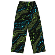 Neuro-Stripe Bio-Neural Night CAMO Unisex Wide-Leg Leisure Pants - Pant