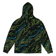 Neuro-Stripe Bio-Neural Night CAMO Unisex Zip Hoodie - 2XS