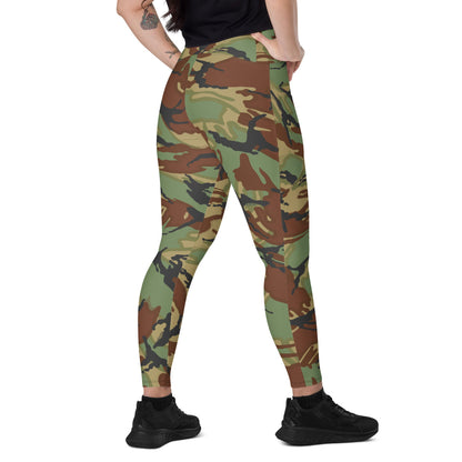 New Zealand Disruptive Pattern Material (DPM) CAMO Leggings with pockets - 2XS - Womens With Pockets