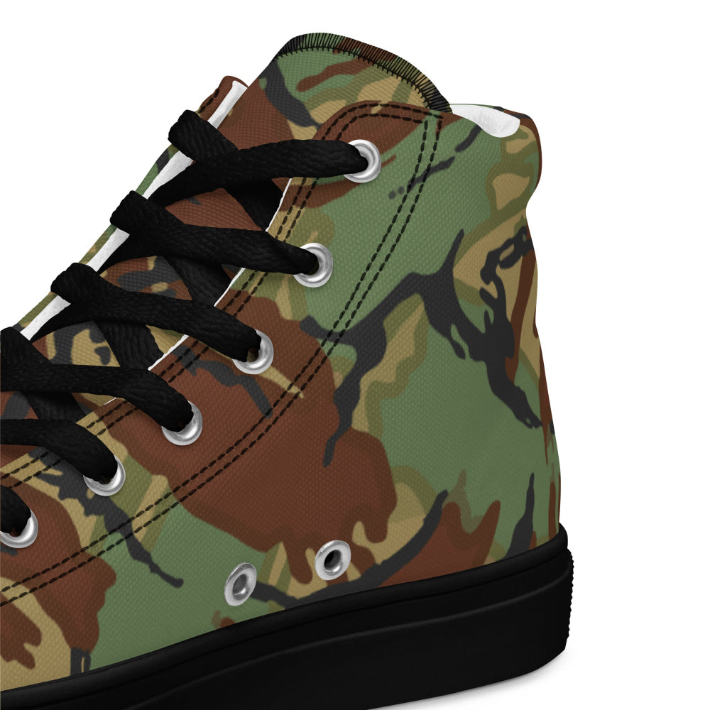 New Zealand Disruptive Pattern Material (DPM) CAMO Men’s high top canvas shoes - Mens High Top Canvas Shoes