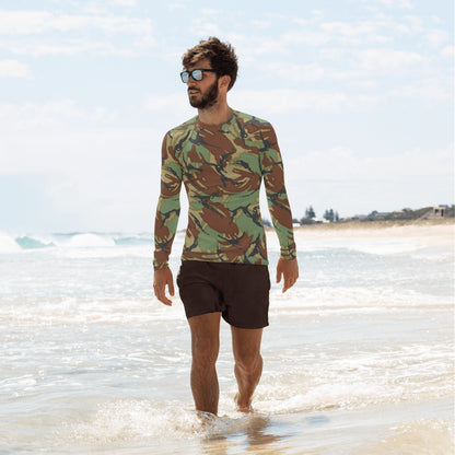 New Zealand Disruptive Pattern Material (DPM) CAMO Men’s Rash Guard - XS - Mens