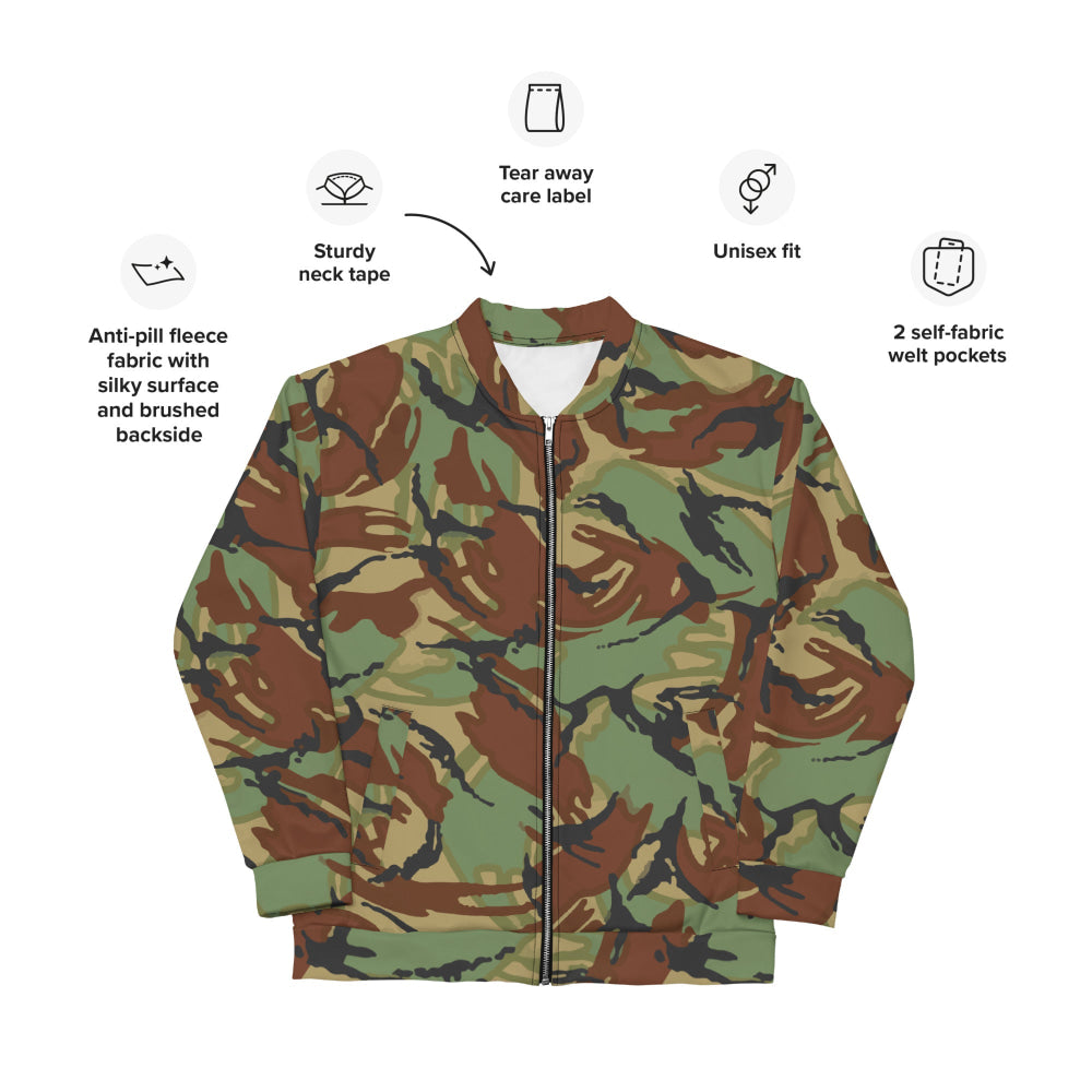 New Zealand Disruptive Pattern Material (DPM) CAMO Unisex Bomber Jacket