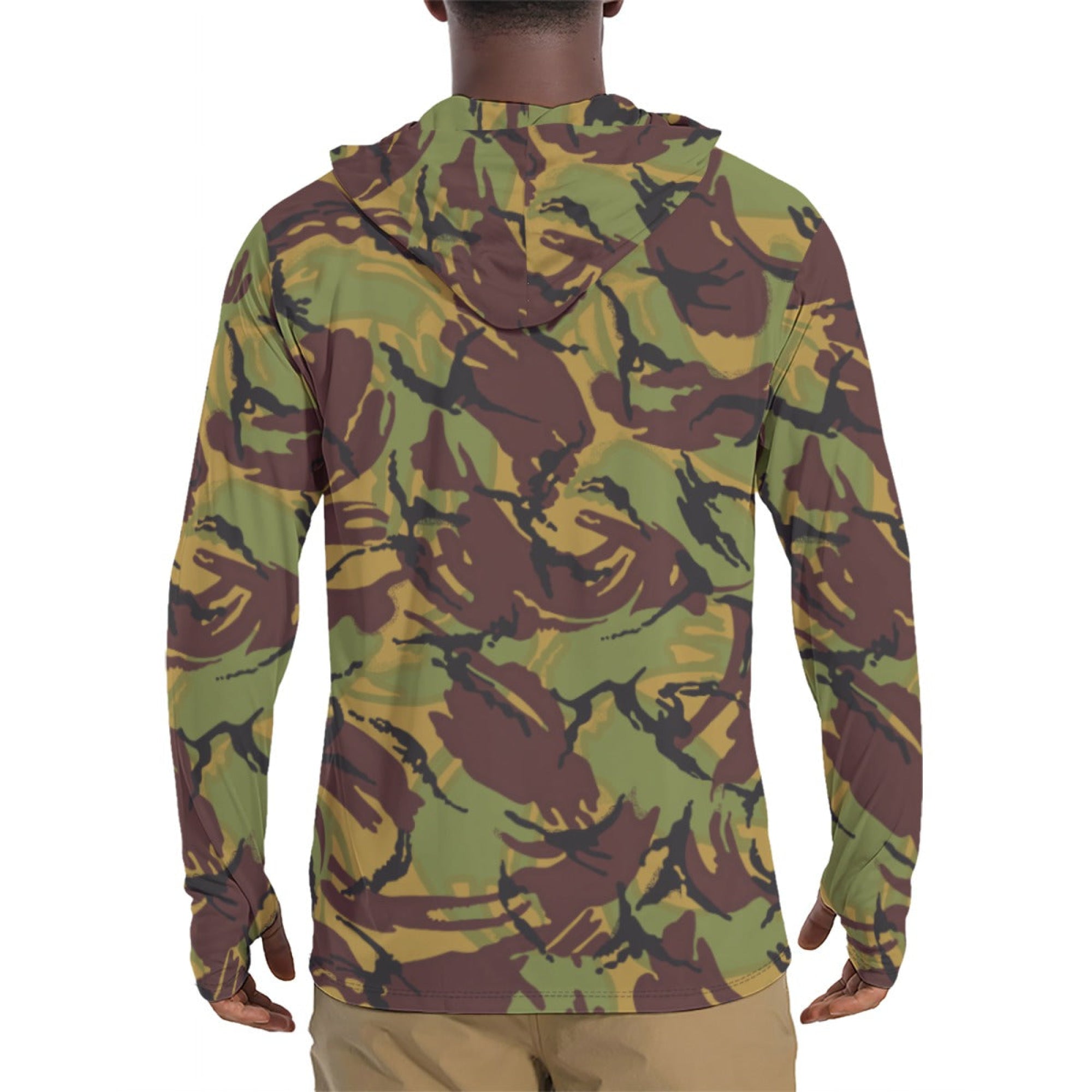 CAMO HQ - New Zealand DPM CAMO Mens Sunscreen Sports Hoodie With