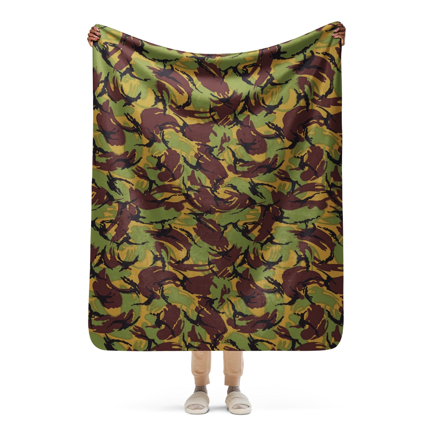 New Zealand DPM CAMO Sherpa Blanket - 50″×60″