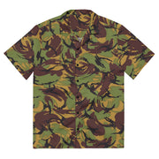 DPM New Zealand Woodland CAMO Unisex Short-Sleeve Button Shirt - 2XS - Button-Up