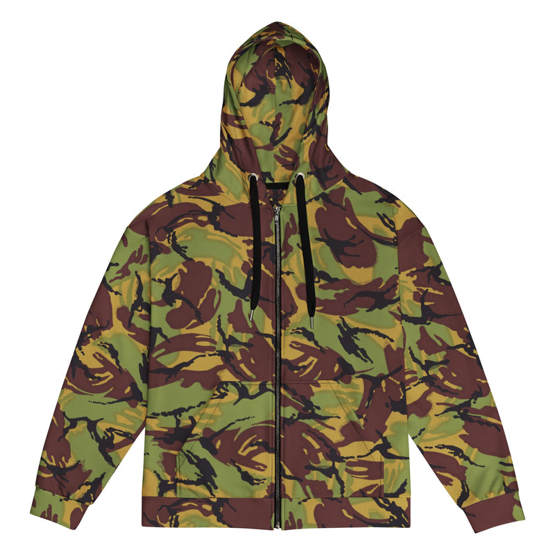 DPM New Zealand Woodland CAMO Unisex Zip Hoodie - 2XS
