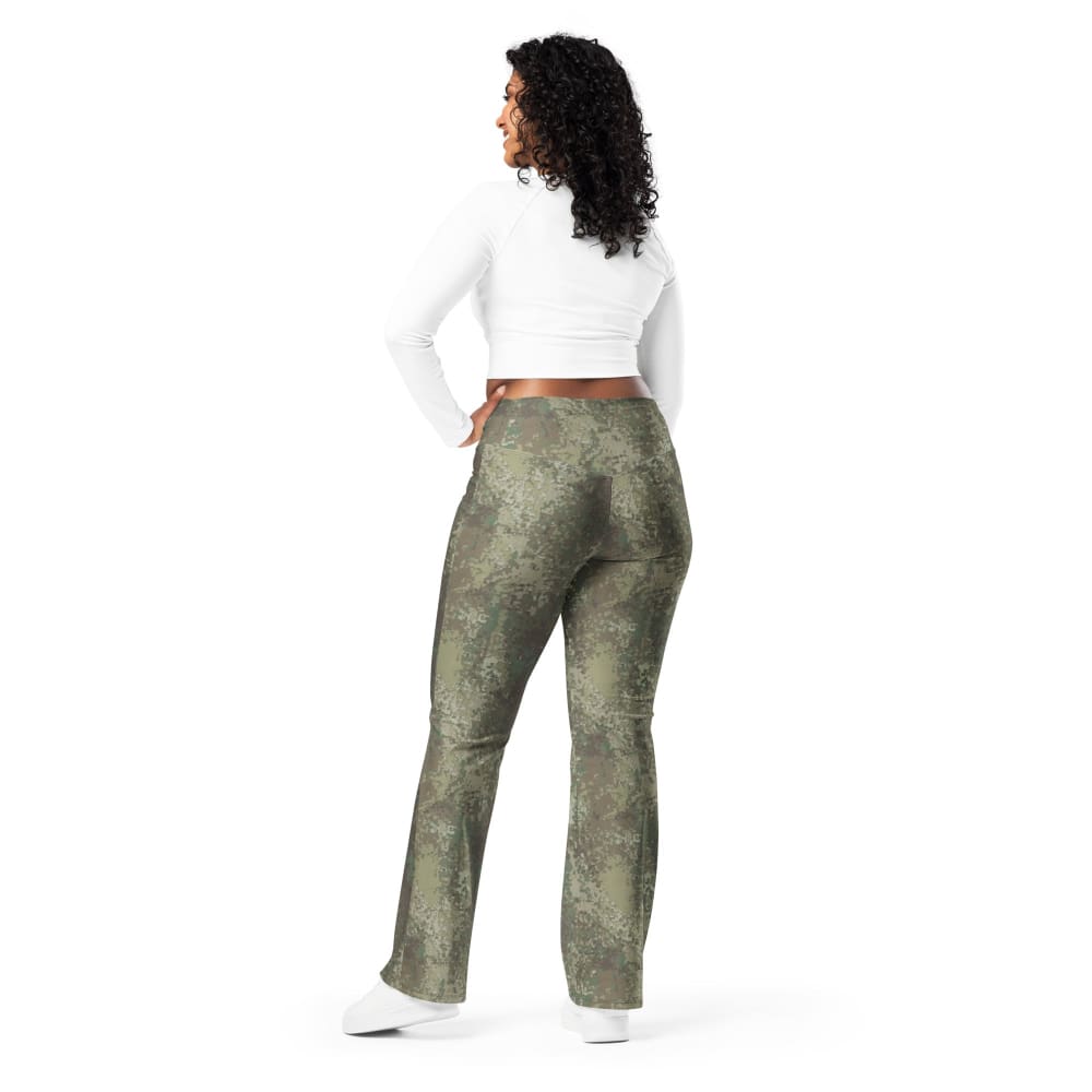 New Zealand Multi-Terrain Camouflage Uniform (MCU) CAMO Flare leggings - Womens Leggings