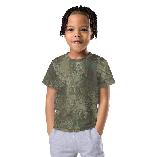 New Zealand Multi-Terrain Camouflage Uniform (MCU) CAMO Kids crew neck t-shirt - 2T - Crew Neck T-shirt