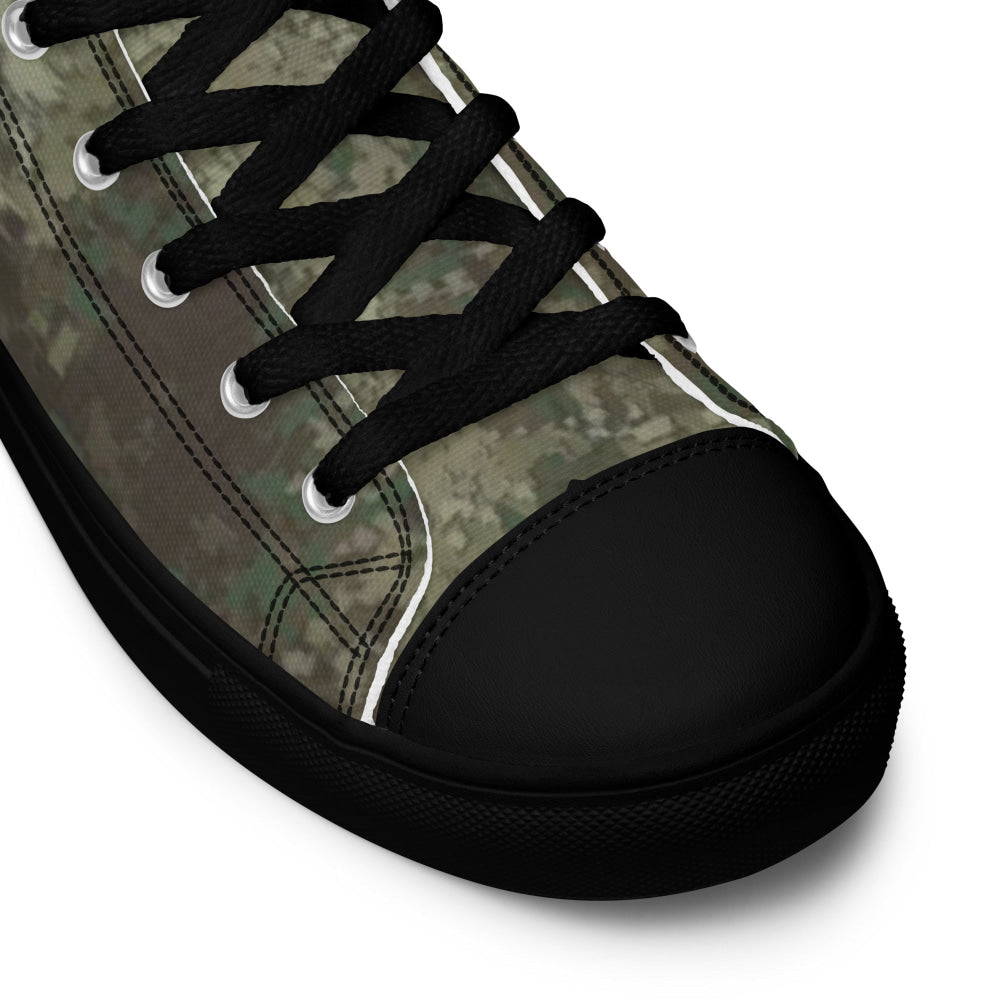 New Zealand Multi-Terrain Camouflage Uniform (MCU) CAMO Men’s high top canvas shoes - Mens High Top Canvas Shoes