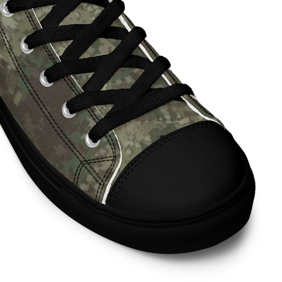 New Zealand Multi-Terrain Camouflage Uniform (MCU) CAMO Men’s high top canvas shoes