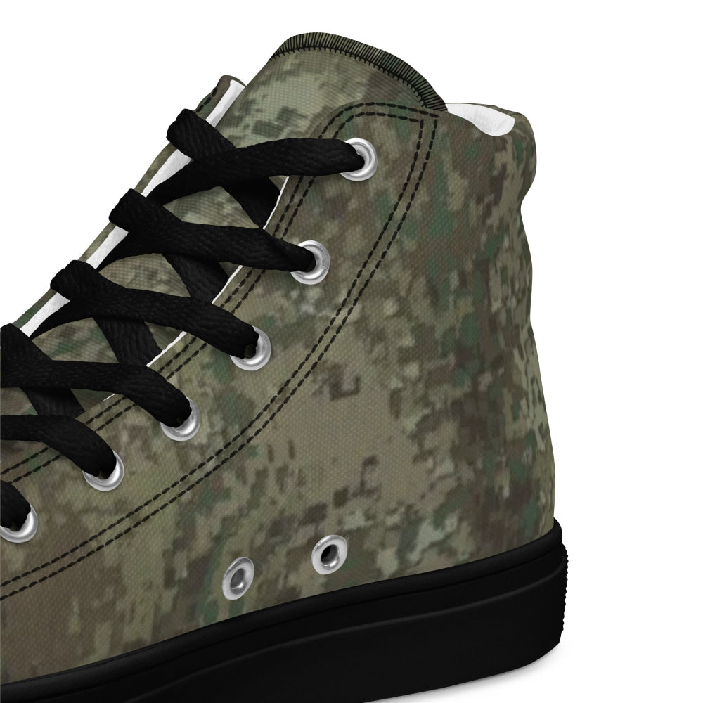 New Zealand Multi-Terrain Camouflage Uniform (MCU) CAMO Men’s high top canvas shoes - Mens High Top Canvas Shoes