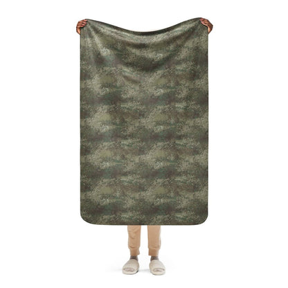 New Zealand Multi-Terrain Camouflage Uniform (MCU) CAMO Sherpa blanket - 37″×57″