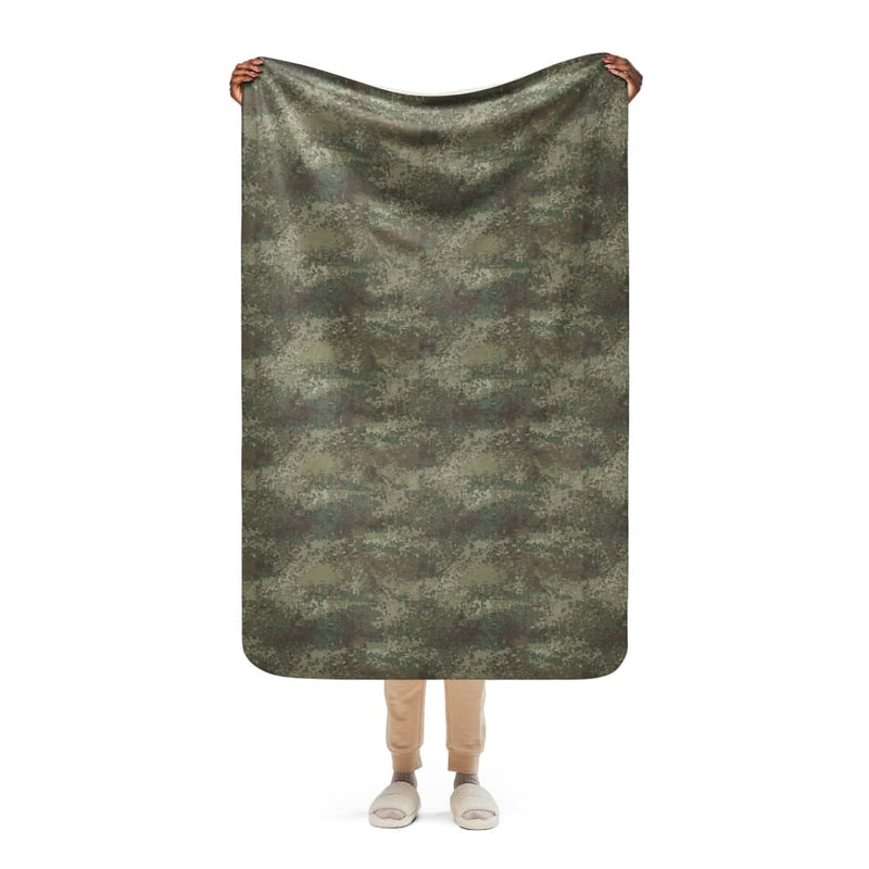 New Zealand Multi-Terrain Camouflage Uniform (MCU) CAMO Sherpa blanket - 37″×57″