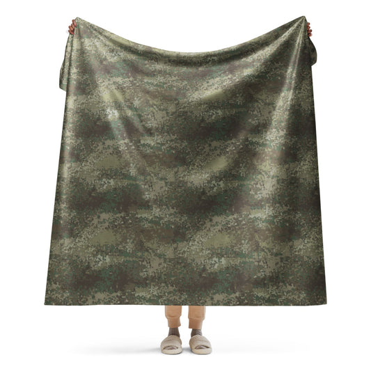 New Zealand Multi-Terrain Camouflage Uniform (MCU) CAMO Sherpa blanket - 60″×80″ - Blanket