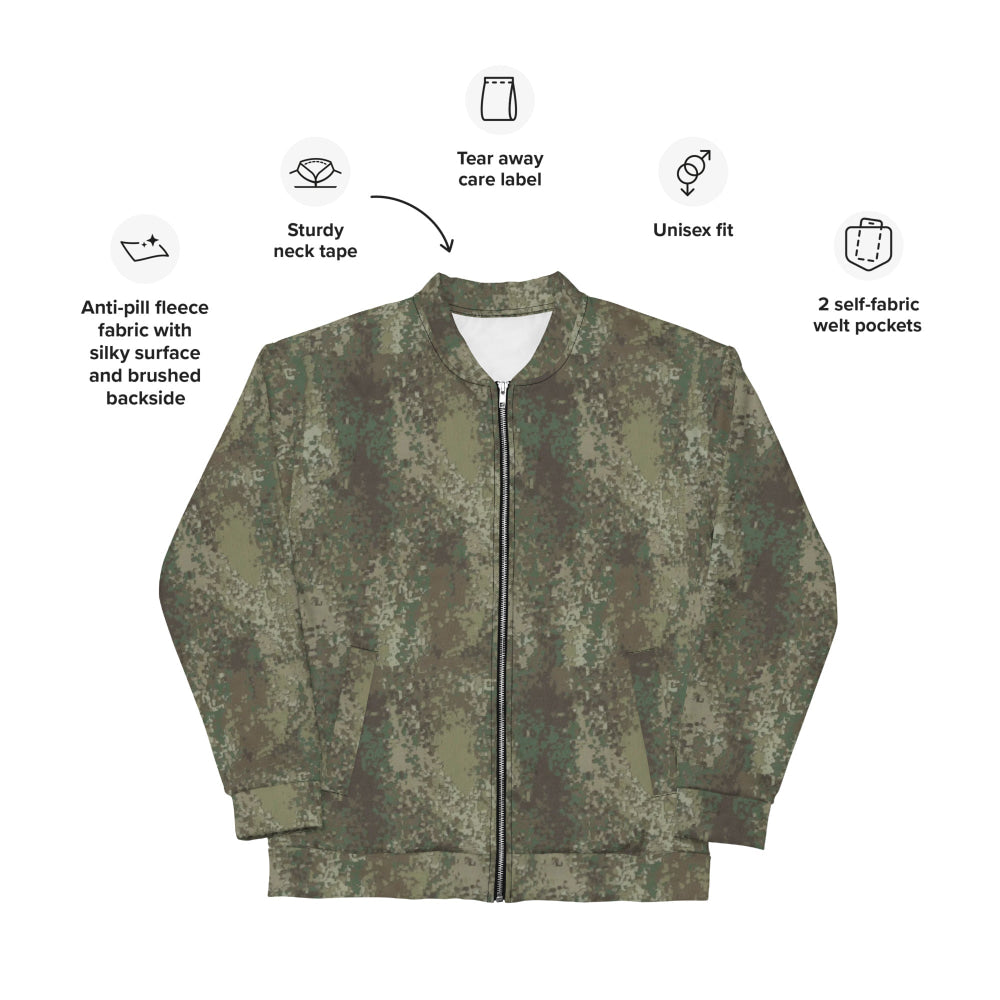 New Zealand Multi-Terrain Camouflage Uniform (MCU) CAMO Unisex Bomber Jacket