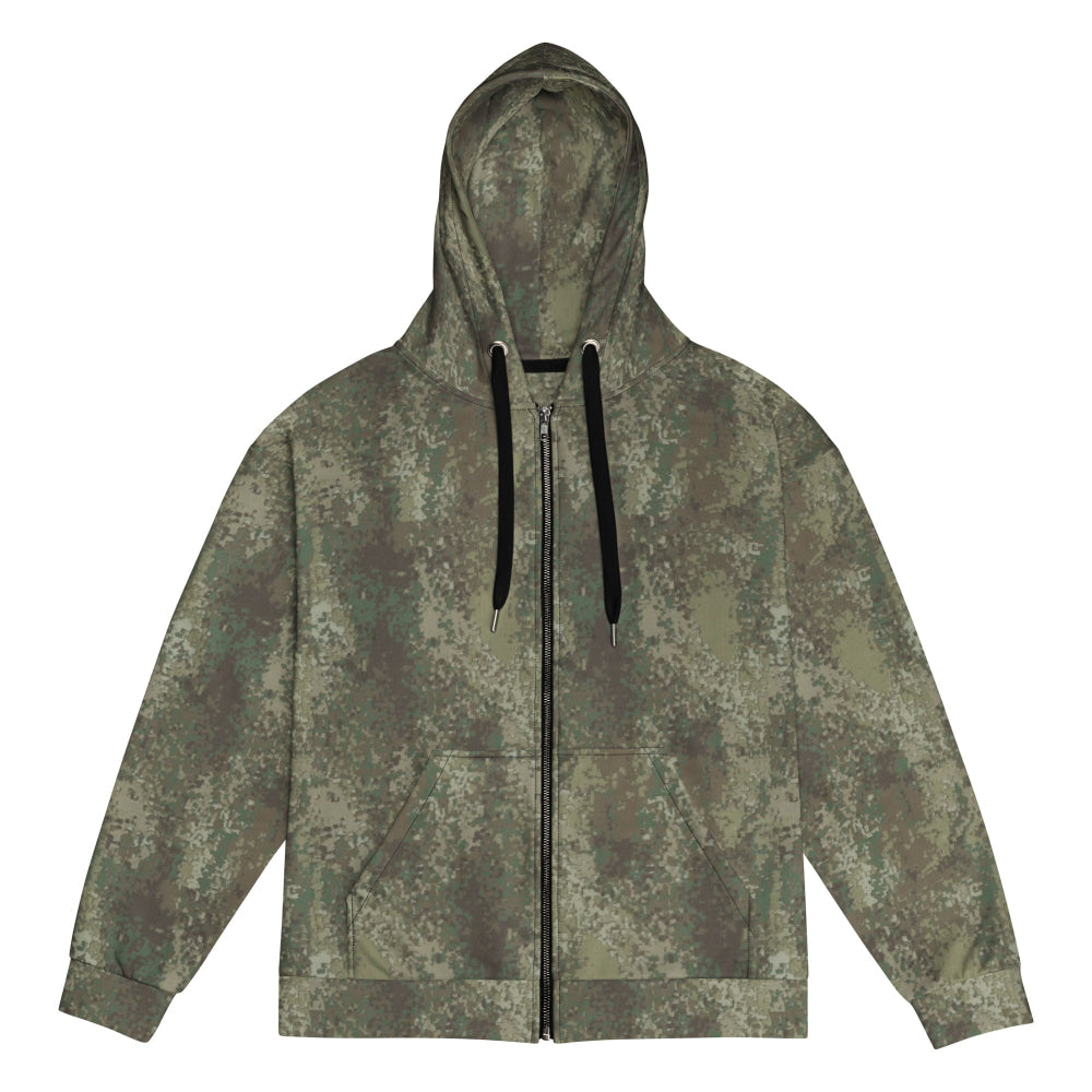 New Zealand Multi-Terrain Camouflage Uniform (MCU) CAMO Unisex zip hoodie - Zip Hoodie