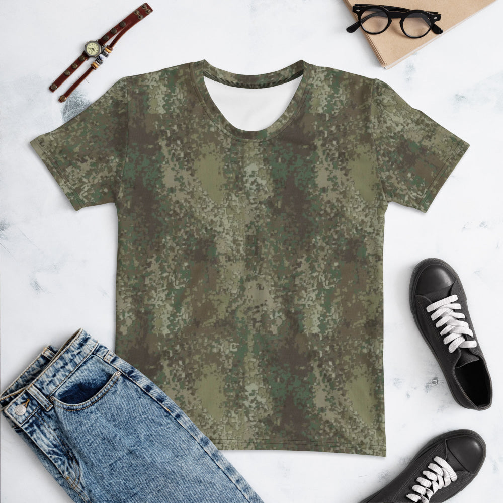 New Zealand Multi-Terrain Camouflage Uniform (MCU) CAMO Women’s T-shirt - Womens T-Shirt