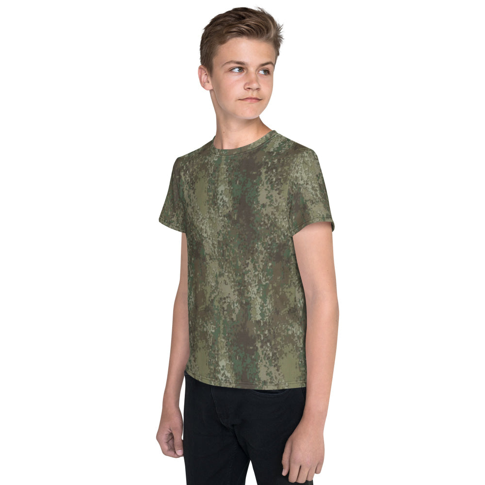 New Zealand Multi-Terrain Camouflage Uniform (MCU) CAMO Youth crew neck t-shirt - Crew Neck T-shirt