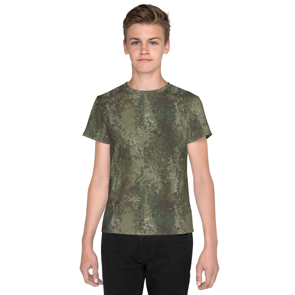 New Zealand Multi-Terrain Camouflage Uniform (MCU) CAMO Youth crew neck t-shirt - 8 - Crew Neck T-shirt