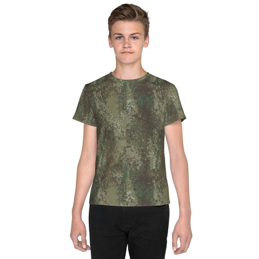 New Zealand Multi-Terrain Camouflage Uniform (MCU) CAMO Youth crew neck t-shirt - 8 - Crew Neck T-shirt