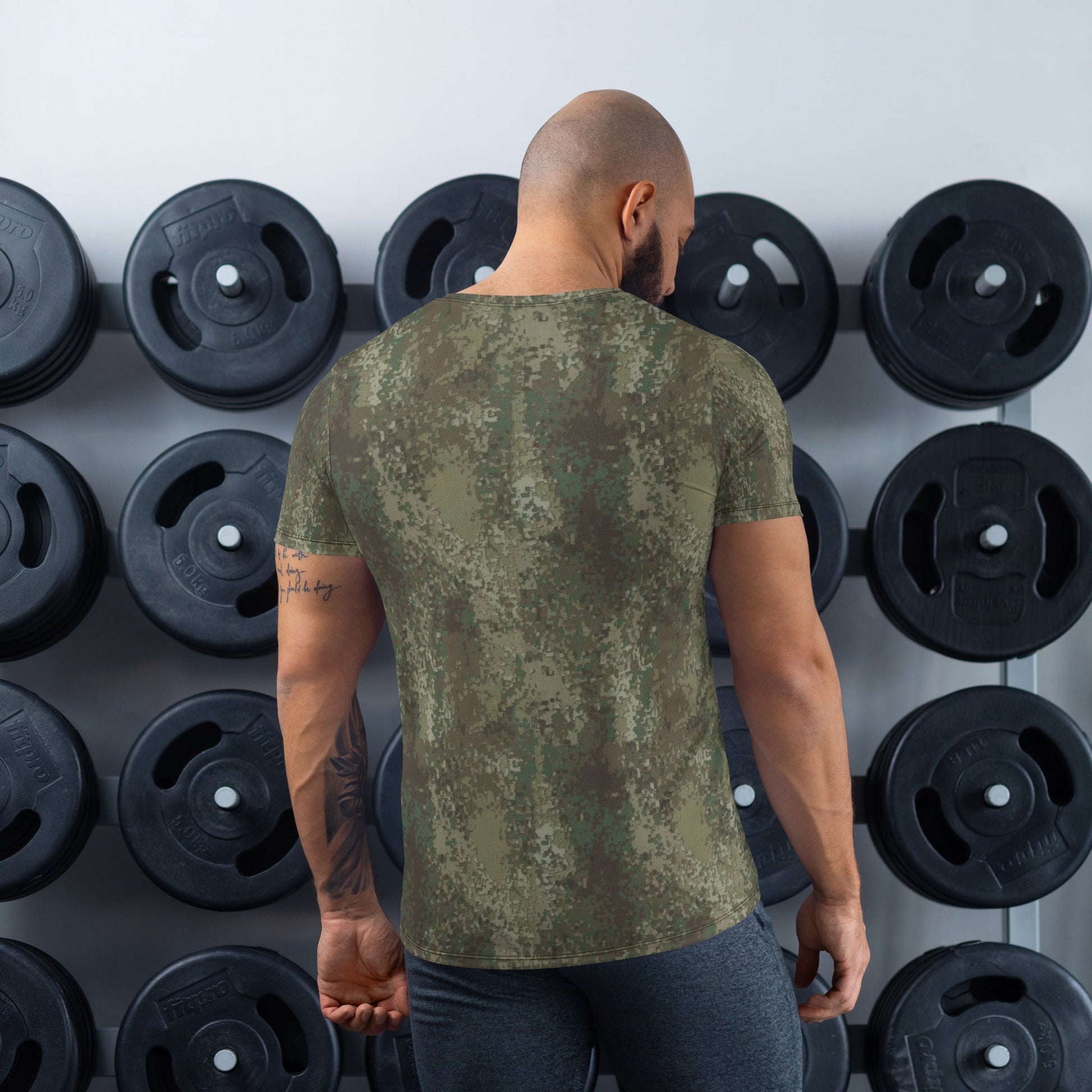 New Zealand Multi-Terrain CAMO Mens Athletic T-shirt - T-Shirts