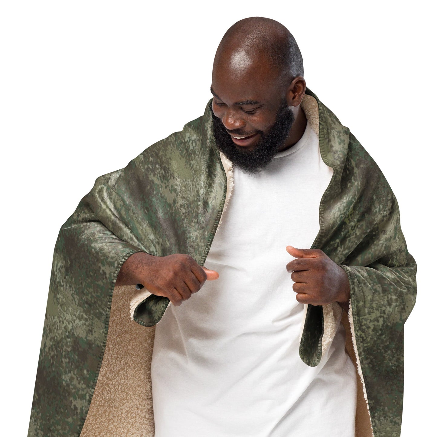 New Zealand Multi-Terrain CAMO Sherpa Blanket