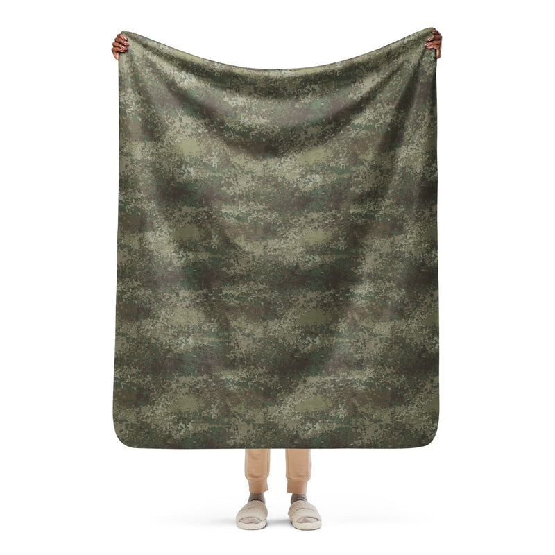 Multi-Terrain New Zealand CAMO Sherpa Blanket - 50″×60″