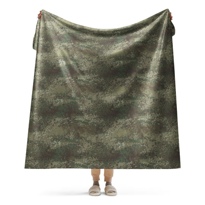 New Zealand Multi-Terrain CAMO Sherpa Blanket - 60″×80″