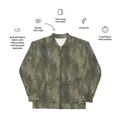 New Zealand Multi-Terrain CAMO Unisex Bomber Jacket - Jackets