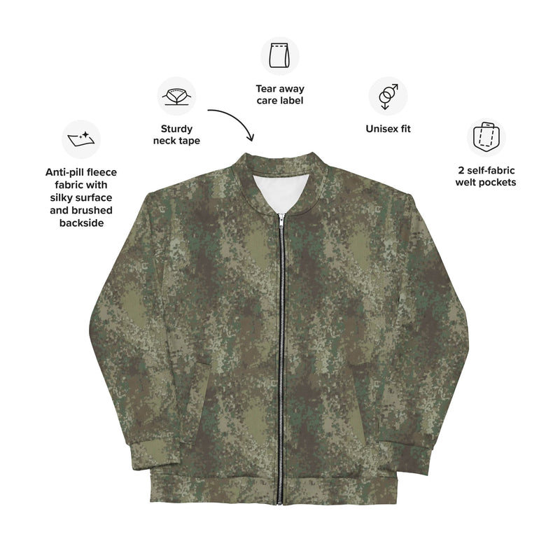 Multi-Terrain New Zealand CAMO Unisex Bomber Jacket