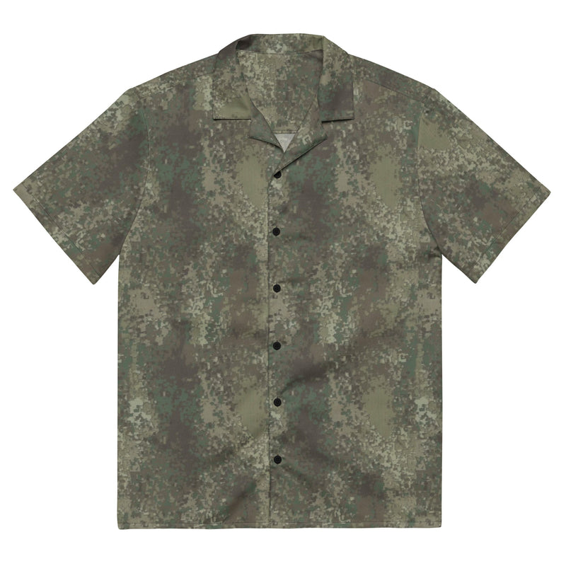 Multi-Terrain New Zealand CAMO Unisex Short-Sleeve Button Shirt - 2XS - Button-Up