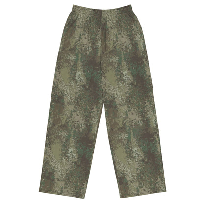New Zealand Multi-Terrain CAMO unisex wide-leg pants - 2XS - Wide-leg Pants