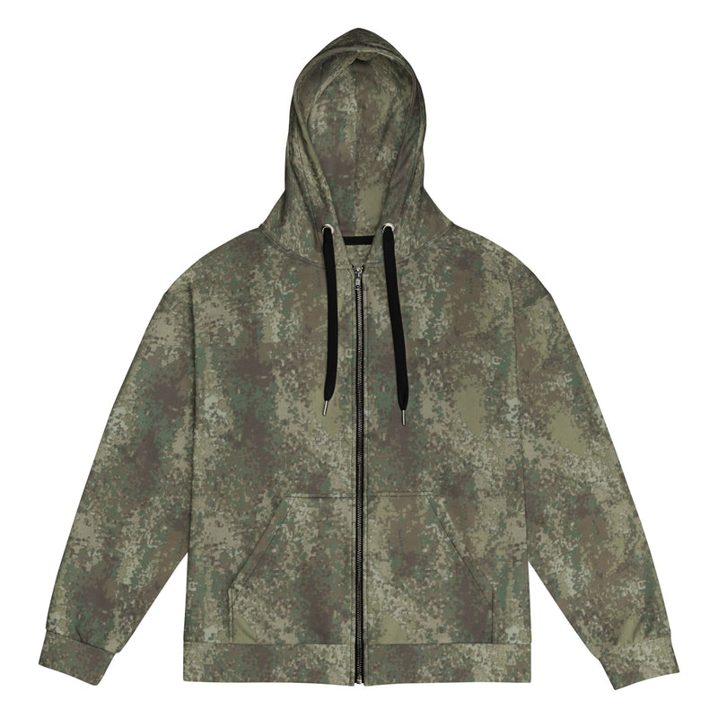Multi-Terrain New Zealand CAMO Unisex Zip Hoodie - 2XS
