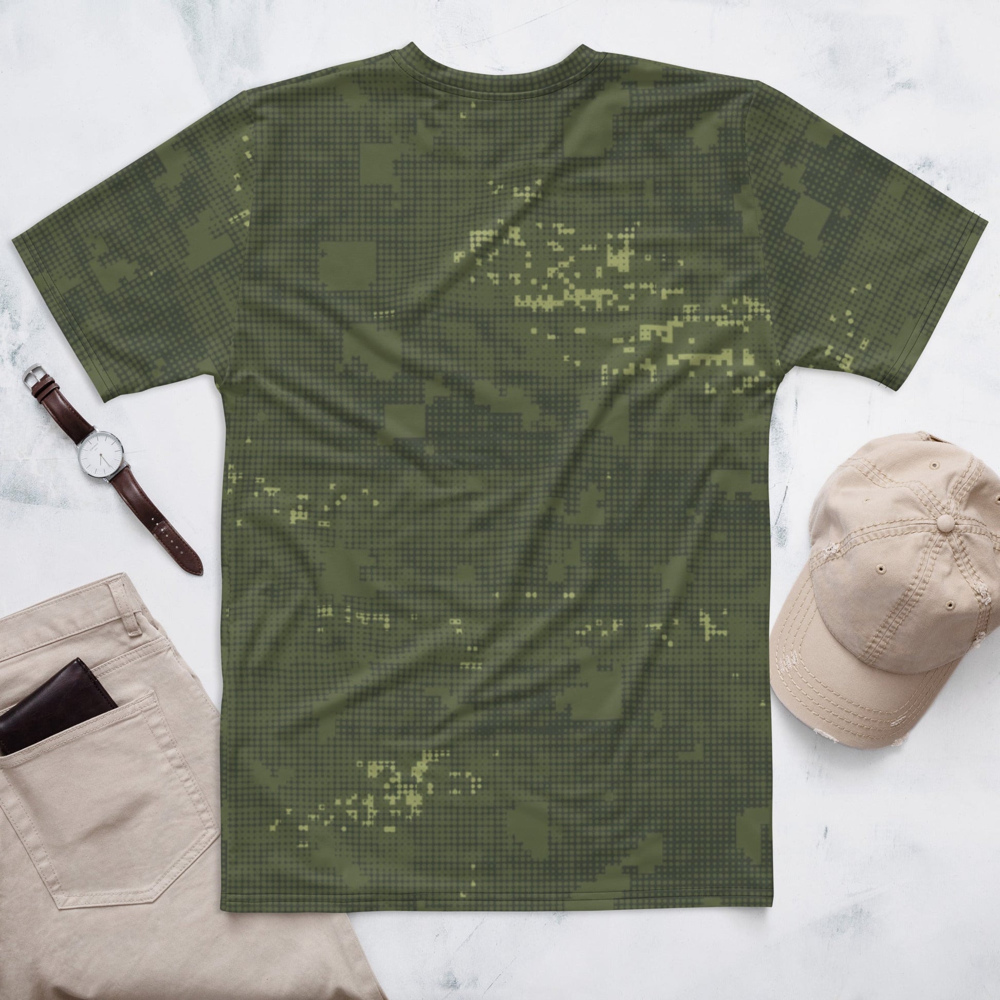 Night Desert Honeycomb CAMO Mens T-Shirt