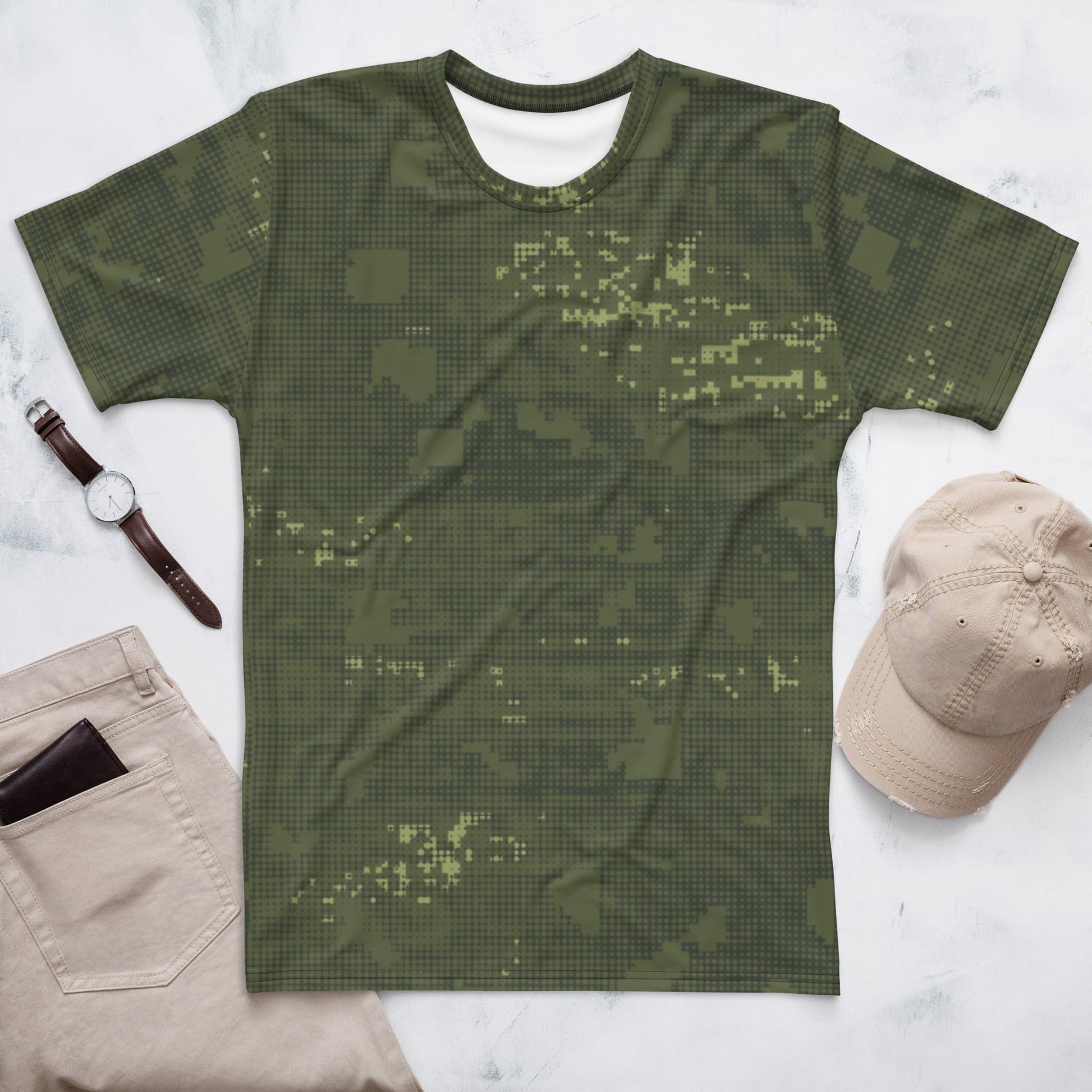 Night Desert Honeycomb CAMO Mens T-Shirt - XS