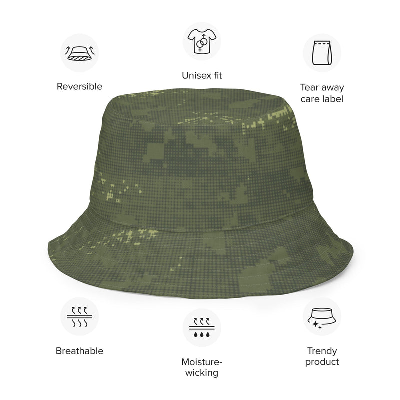 Night Desert Honeycomb CAMO Reversible Bucket Hat - Head