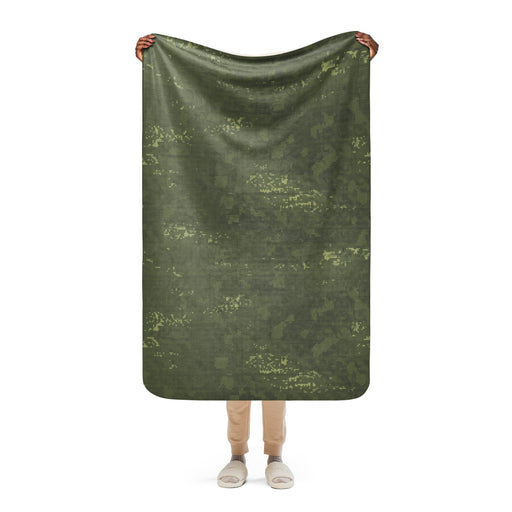 Night Desert Honeycomb CAMO Sherpa Blanket - 37″×57″