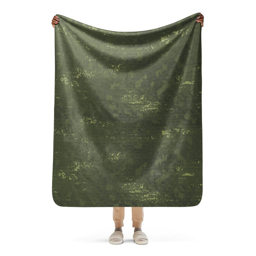 Night Desert Honeycomb CAMO Sherpa Blanket - 50″×60″