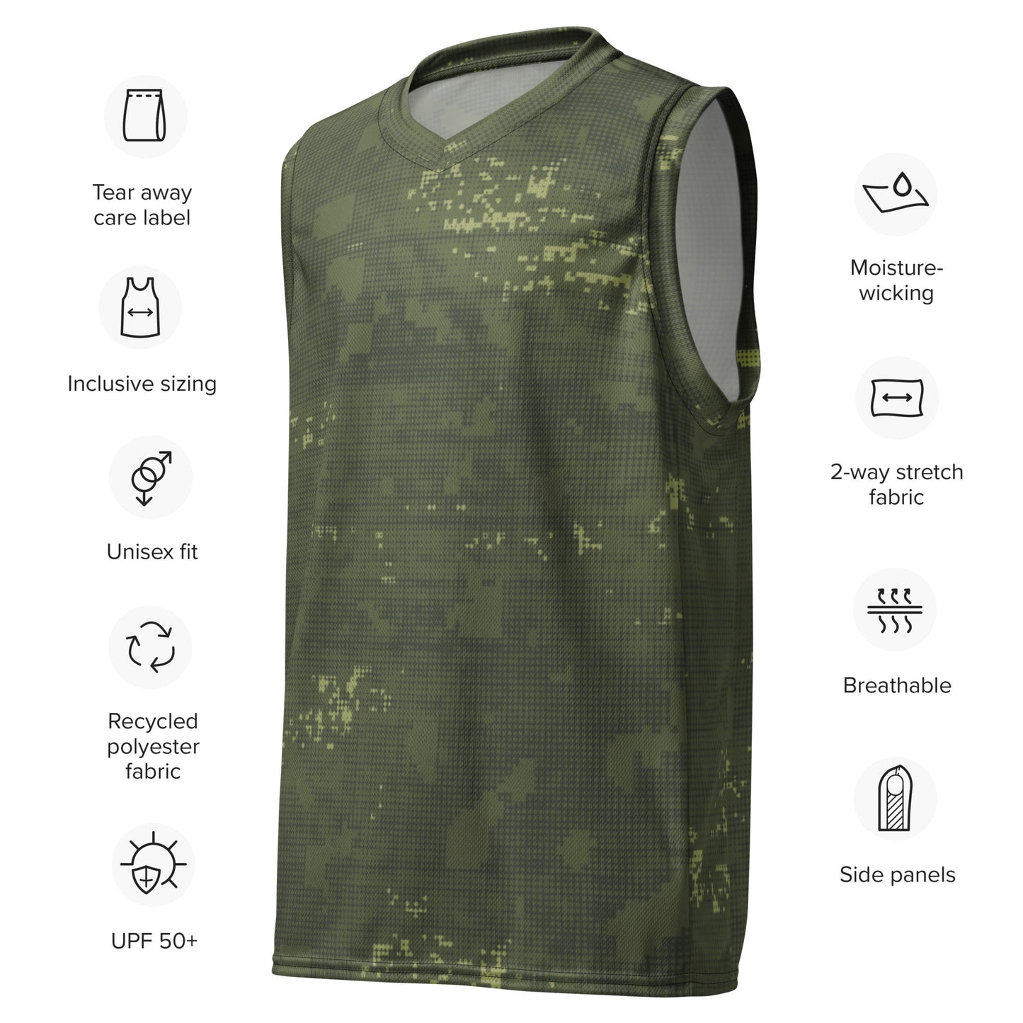 Night Desert Honeycomb CAMO Unisex Basketball Jersey