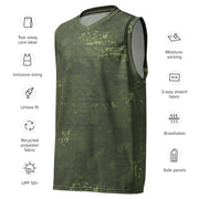 Night Desert Honeycomb CAMO Unisex Basketball Jersey
