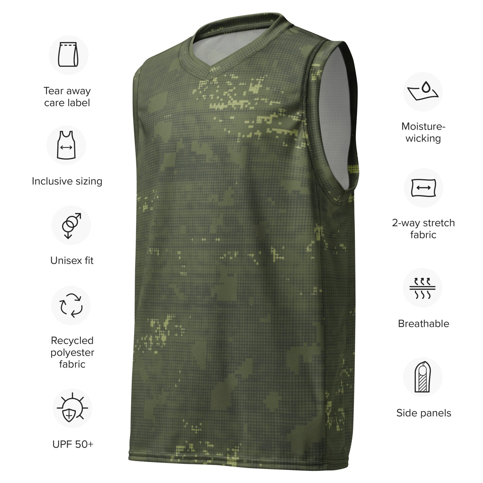 Night Desert Honeycomb CAMO Unisex Basketball Jersey
