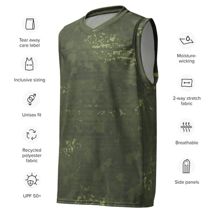 Night Desert Honeycomb CAMO Unisex Basketball Jersey