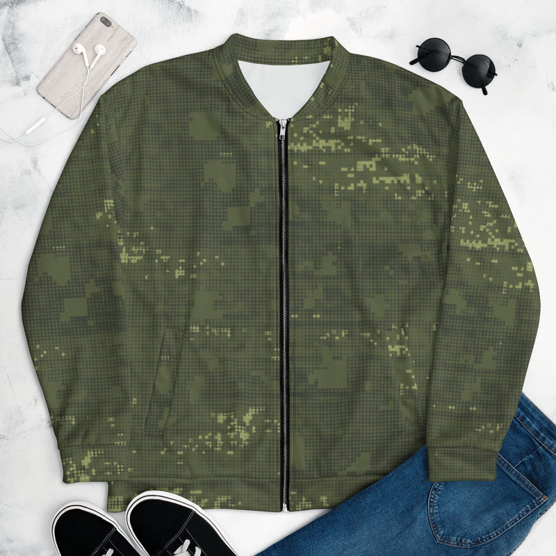 Night Desert Honeycomb CAMO Unisex Bomber Jacket - XS