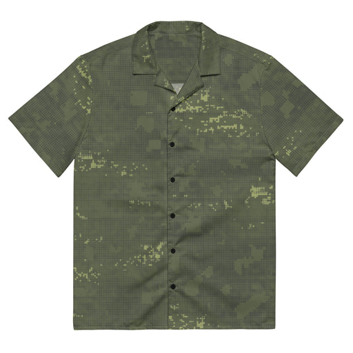 Night Desert Honeycomb CAMO Unisex Short-Sleeve Button Shirt - 2XS - Button-Up