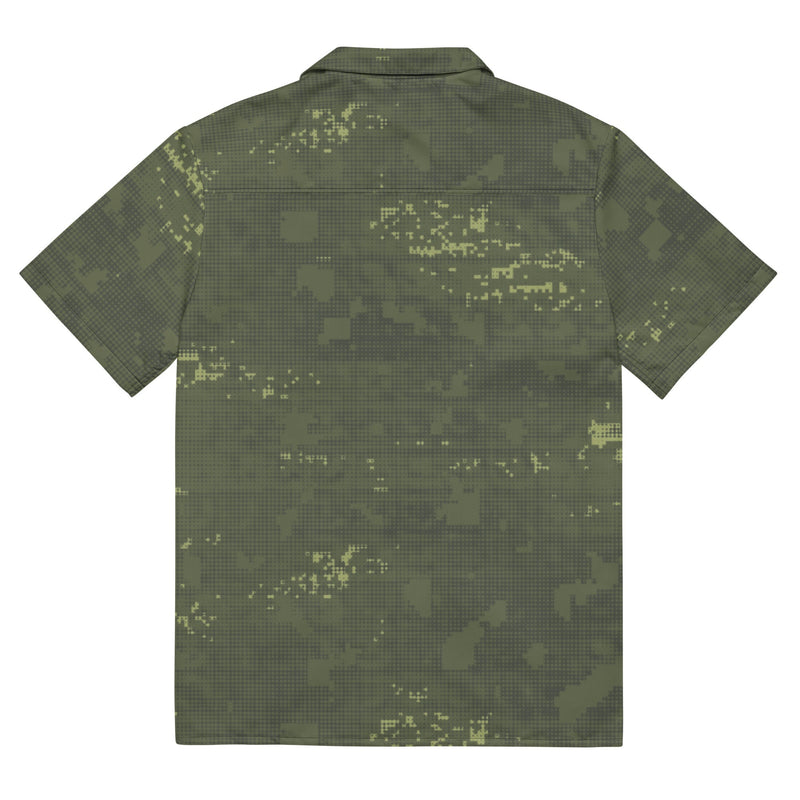 Night Desert Honeycomb CAMO Unisex Short-Sleeve Button Shirt - Button-Up