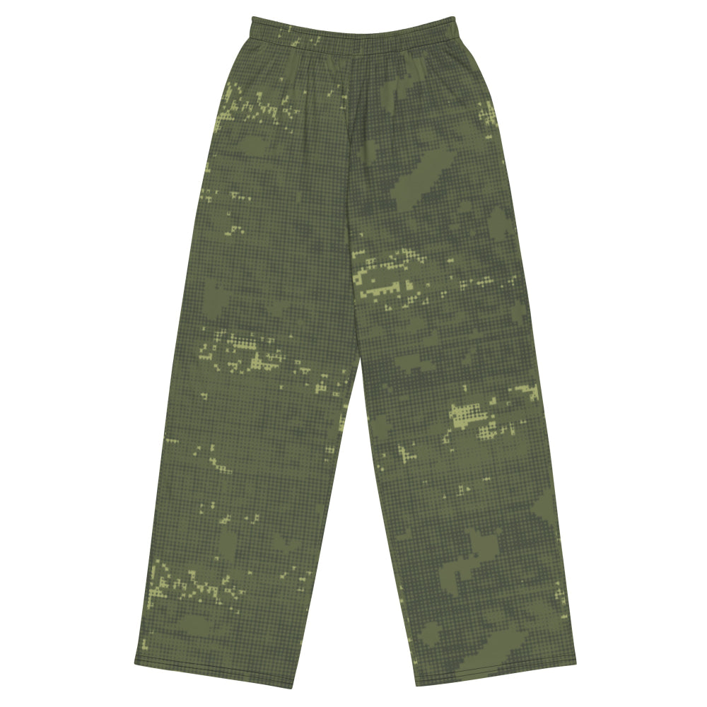 Night Desert Honeycomb CAMO unisex wide-leg pants - 2XS - Unisex Wide-Leg Pants