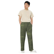 Night Desert Honeycomb CAMO Unisex Wide-Leg Leisure Pants - Pant