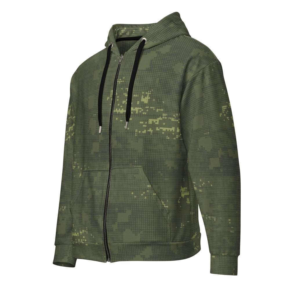 Night Desert Honeycomb CAMO Unisex zip hoodie - 2XS - Zip Hoodie