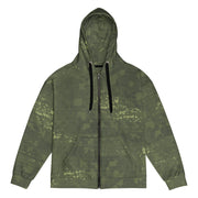 Night Desert Honeycomb CAMO Unisex Zip Hoodie - 2XS