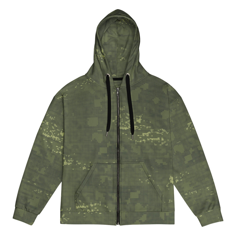 Night Desert Honeycomb CAMO Unisex Zip Hoodie - 2XS